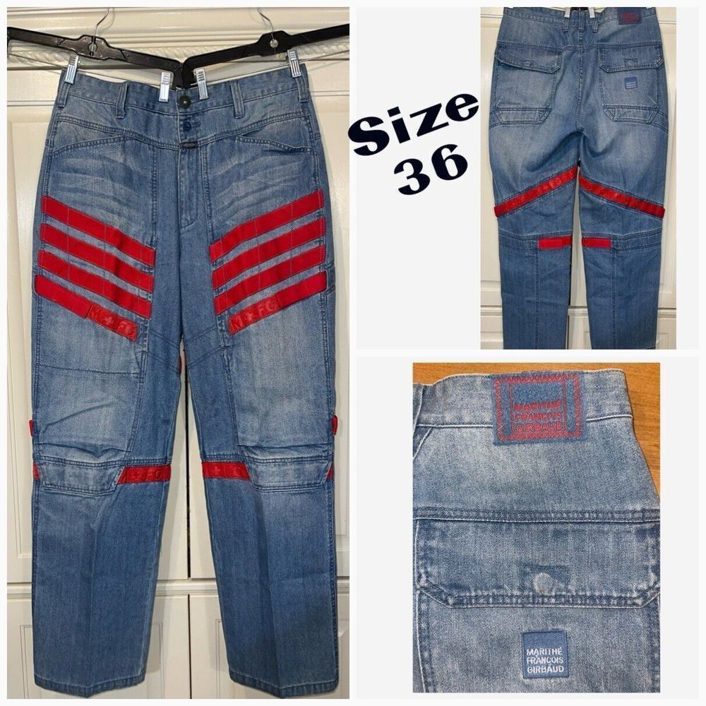 Marithe Francois Girbaud Jean Men 36 VTG Shuttle Tape Class Reunion Hip Grunge‎